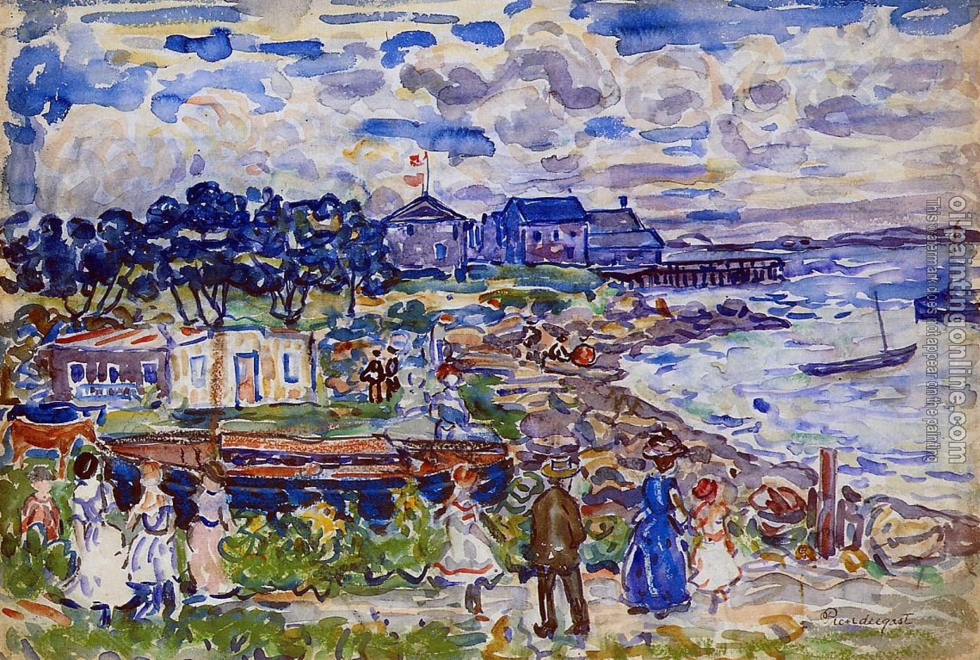 Prendergast, Maurice Brazil - The Cove